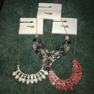 3 brand new necklaces